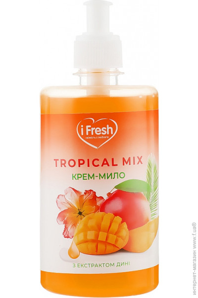 Мило рідке iFresh 500мл з екстрактом дині та аром троп фруктів